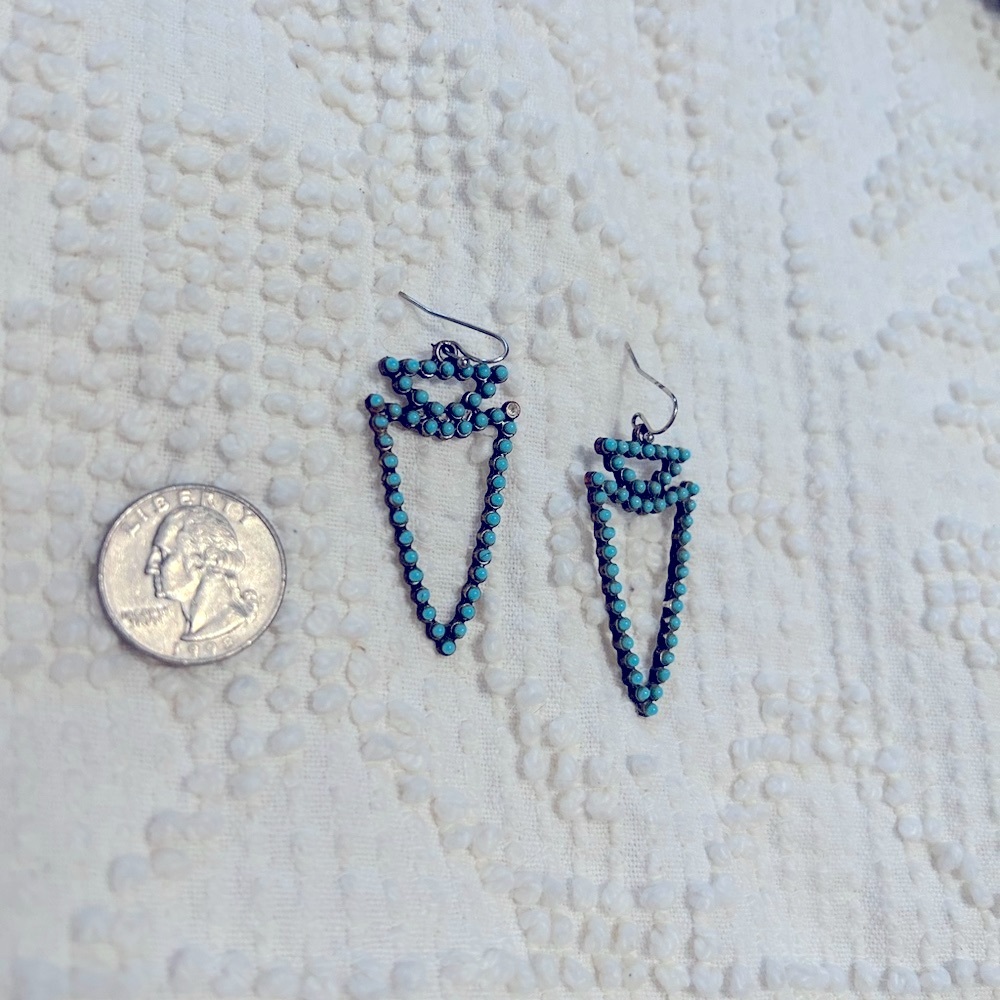 Arrowhead earrings